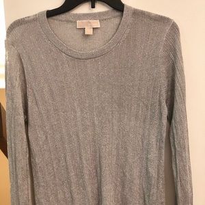 Michael Kors Sparkle silver light sweater